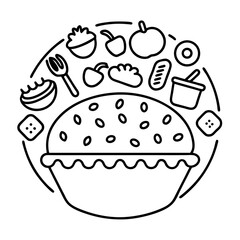 birthday cake with candle