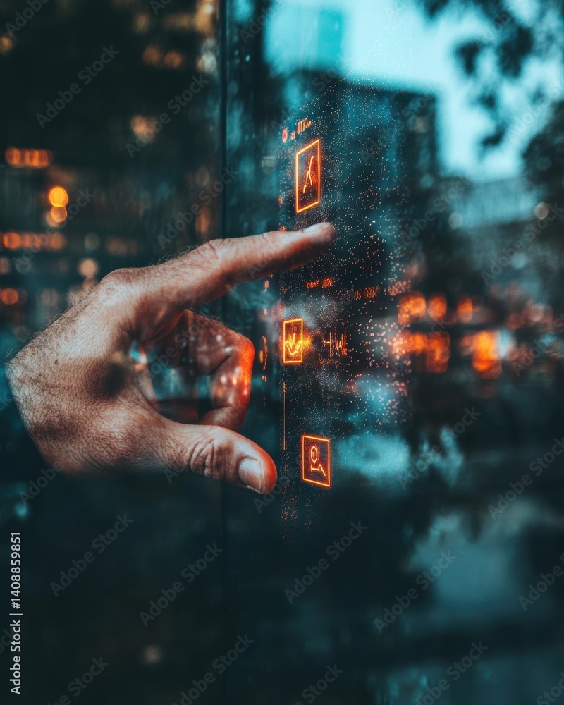 Poster augmented reality crisis management interactive digital emergency interface visualizing technologica