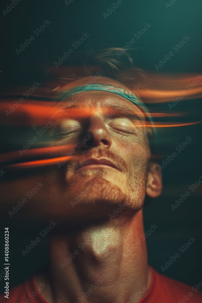 Fototapete neurotech wellness revolution immersive performance optimization for millennial biohackers - cutting