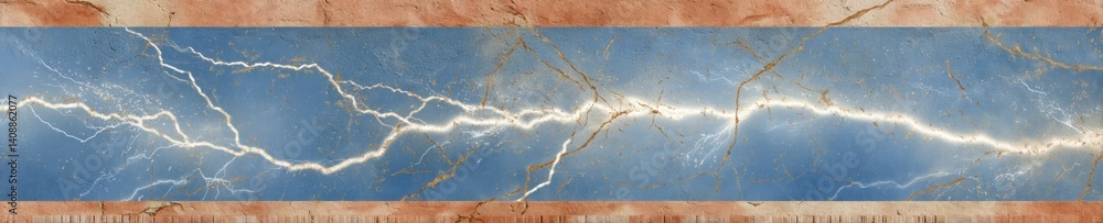 Poster atmospheric disruption electrifying climate tech visualization of extreme weather dynamics for globa