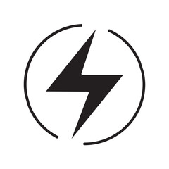 lightning symbol glyph