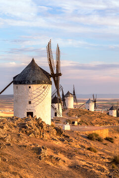 Famous windmills of Consuegra, Castile La Mancha, Spain