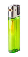green cigarette lighter