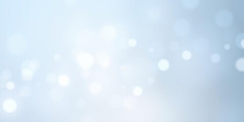 Obraz premium Soft Light Blue Bokeh Background Abstract Blurred Lights