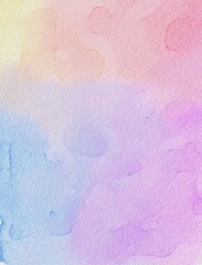 Unique Pastel Rainbow Watercolor Background
