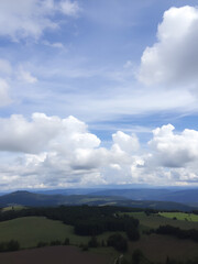 Fototapeta premium landscape with clouds