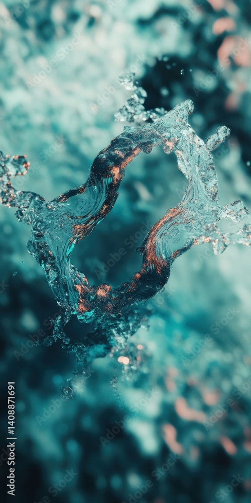 Poster Liquid Dynamics Quantum Water Innovation - High-Performance AI-Enhanced Visualization of Fluid Transformation in Next-Gen Sustainable Technology Landscapes