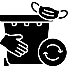 Medical Waste Recycling Icon