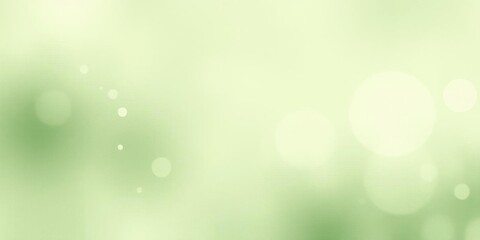 Fototapeta premium Soft Green Bokeh Background Abstract Light Blur Texture