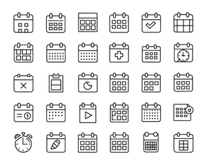 Editable Calendar Graphics for Schedule Design Projects