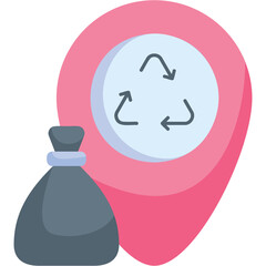 Obraz premium Collection Point Illustration