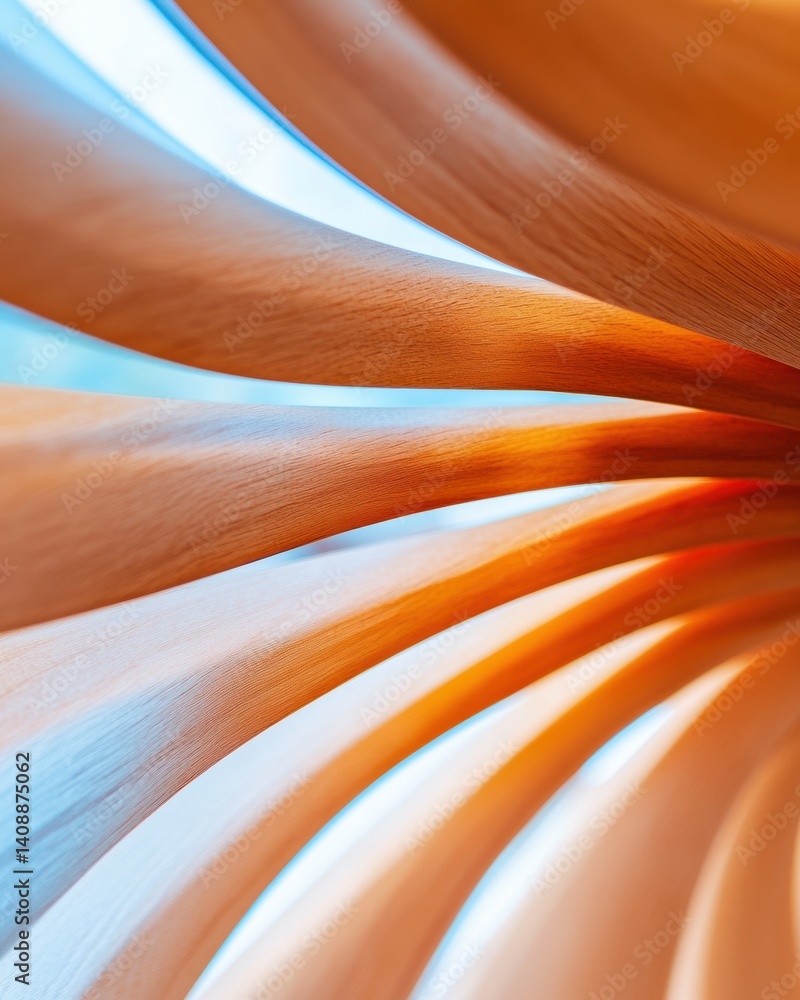 Aufkleber Fluid Gradient Dynamics Abstract Organic Texture Exploring Color Transition, Modern Minimalist Design for Digital Marketing and Creative Visual Storytelling