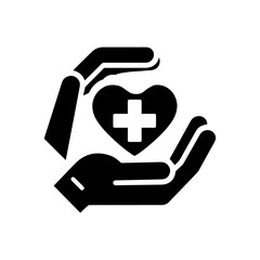 Obraz premium First aid medical emergency services icon with transparent background