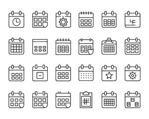 Stylish Organizer Icons for Daily Planning Artwork