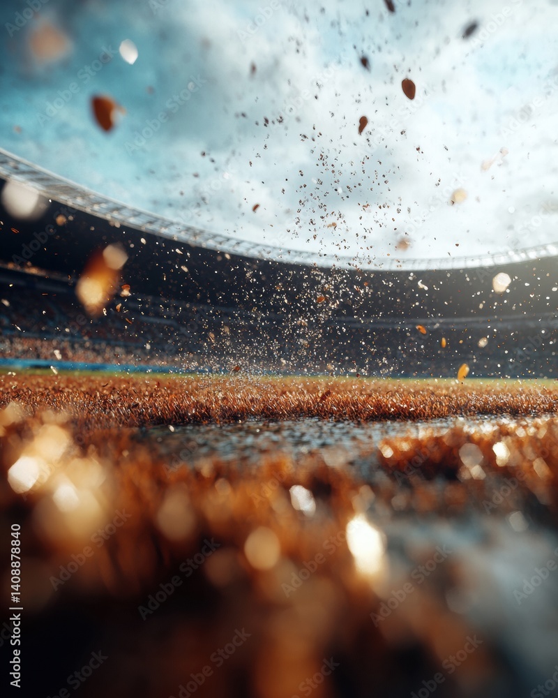 Aufkleber epic rugby stadium immersive experience dynamic high-performance sports architecture capturing techn
