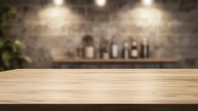 Modern minimalist office meeting table with warm wooden tones, conveying professionalism and simplicity in workspace design.
