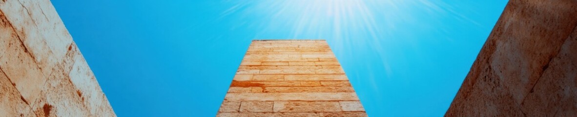 Obraz premium Global Heritage Revealed Minimalist Archaeological Perspectives - Spring Cultural Tourism and Architectural Preservation Narrative for Digital Storytellers