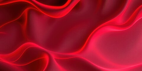 Obraz premium Abstract Red Draped Fabric Background Texture