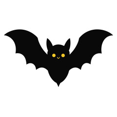 halloween bat isolated on a white background