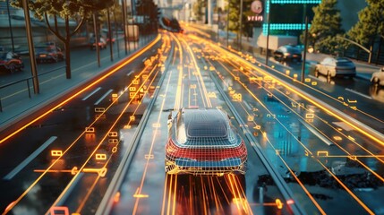 Autonomous Vehicle on Smart City Road