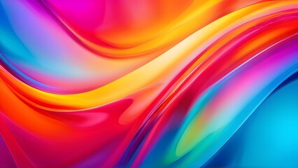 yellow, red, and blue abstract illustration for template, background, banner. Color gradient. Colorful, multicolor, mix, iridescent