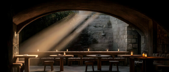 Medieval-Inspired Dining Room