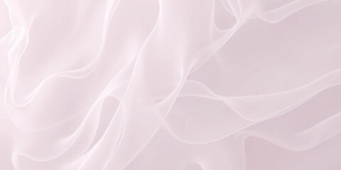 Fototapeta premium Elegant Draped Sheer Fabric Soft Pink Texture Background