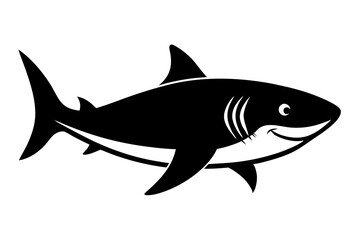 Fototapeta premium shark vector illustration