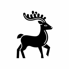 silhouette of a deer