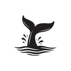 vector image of wales tail