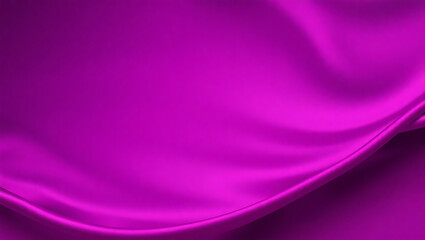 Luxurious Magenta Silk Satin Fabric Texture with Vibrant Purple Waves and Elegant Ripple Patterns 