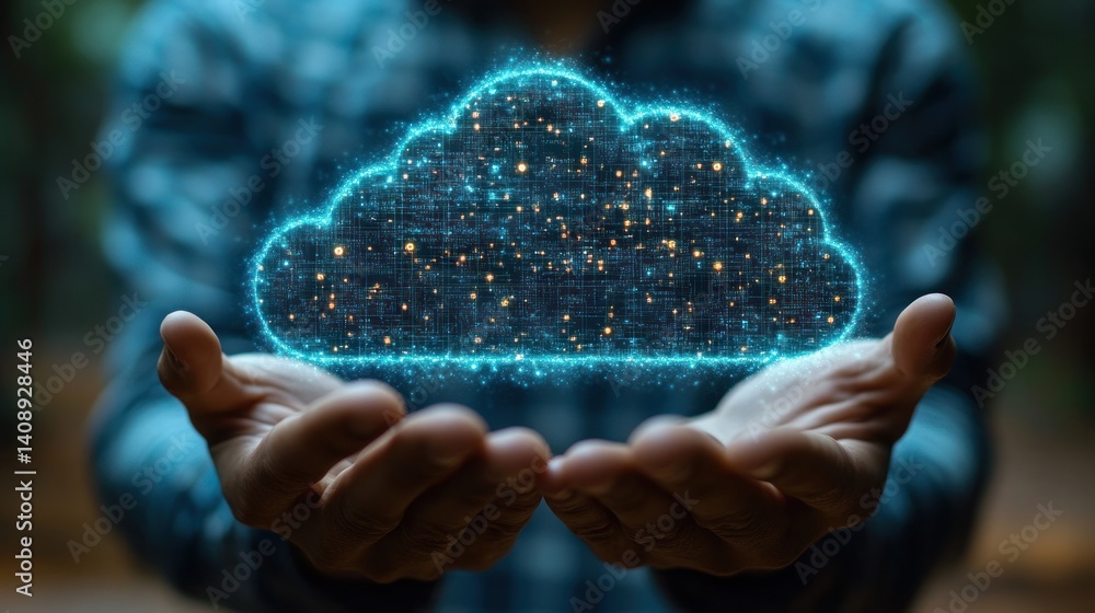 Poster cloud computing: digital transformation in the palm of your hands