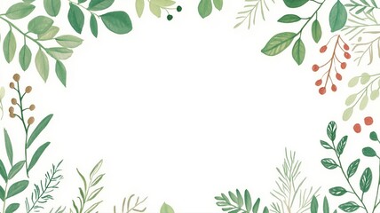 Elegant arrangement of greenery perfect for seasonal celebrations and events
