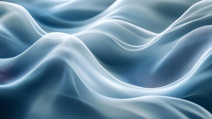 Obraz premium Abstract ripples of light blue and white.