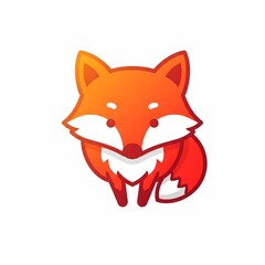 Obraz premium Vector graphic of a fox cartoon