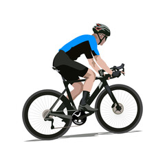 Naklejka premium illustration of vector graphic cyling