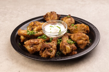 Fototapeta premium Jawaneh is Lebanese Chicken Wings.