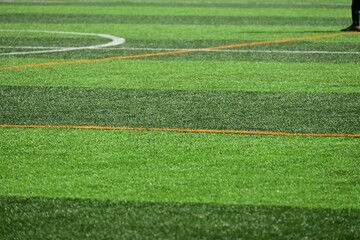 artificial green grass background for playground