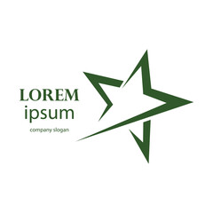 successful victory star logo design