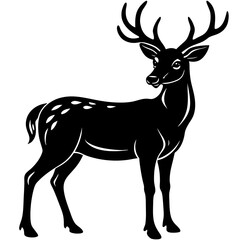 Obraz premium deer vector illustration