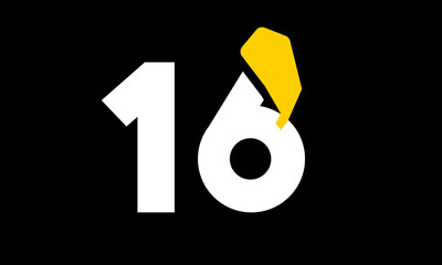 excavation number yellow logo simple modern unique