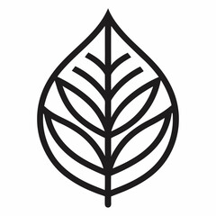 vector leaf icon