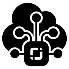 Cloud Algorithm Icon
