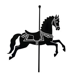 carousel horse silhouette