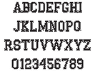 Varsity XL Outlined SVG