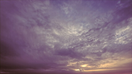 cute sunrise golden clouds on the sky bg - photo of nature