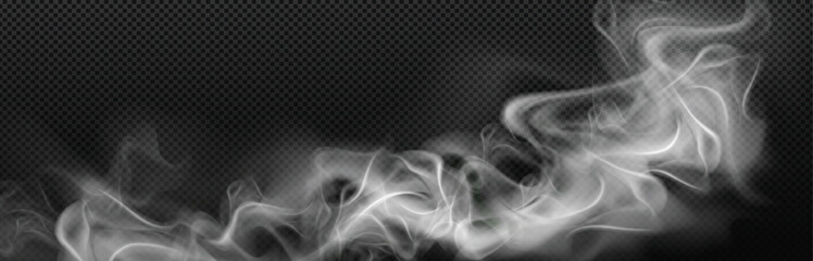 Smoke cloud png isolated on transparent background