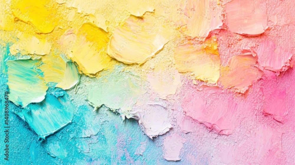 Aufkleber abstract art features vibrant colors and textures blending together, creating a dynamic visual exper