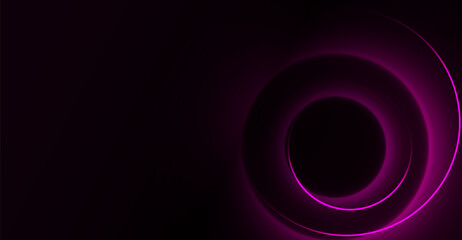 Glowing Purple Vortex: Mesmerizing Abstract Design with Dynamic Light and Shadow, Perfect for Creative Backgrounds or Modern Tech Projects