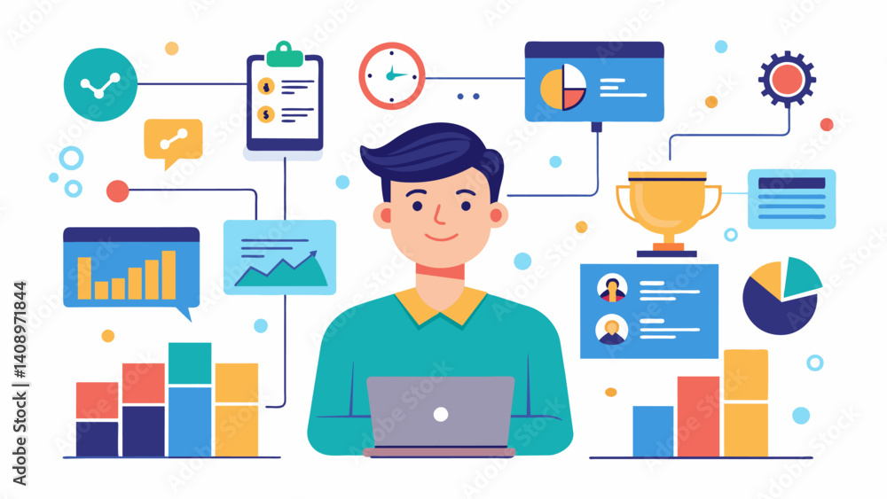 Poster an advertising firm utilizing big data insights to tailor their ad campaign to specific online user 